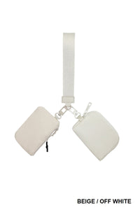 Dual Pouch Wristlet