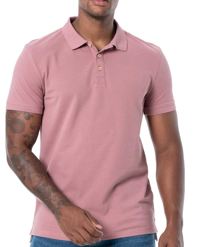 3 Button Pique Polo