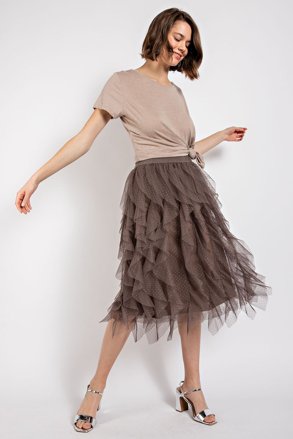 Embellished Tulle Skirt