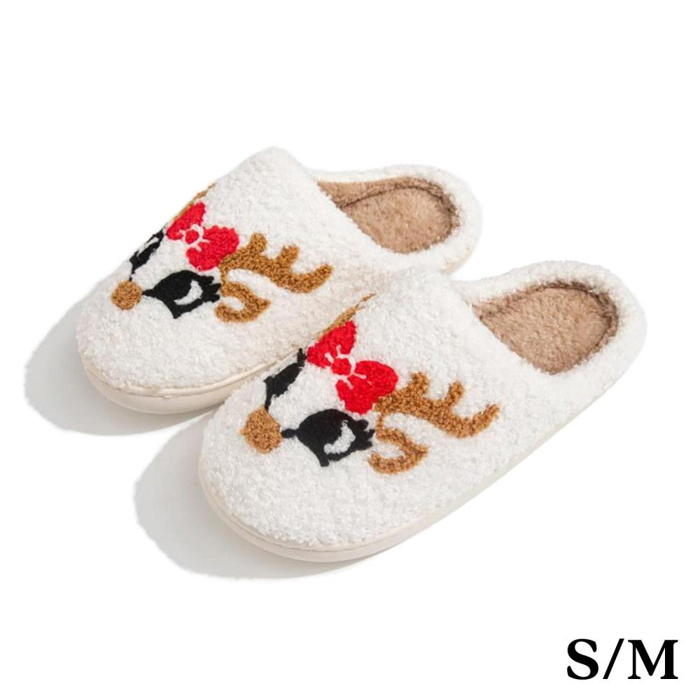 Girl Reindeer Slippers
