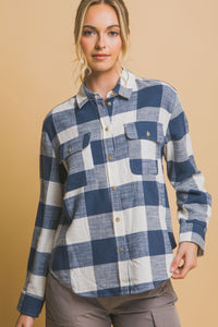Lightweight Plaid Top