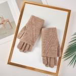 Fold Over Knit Gloves