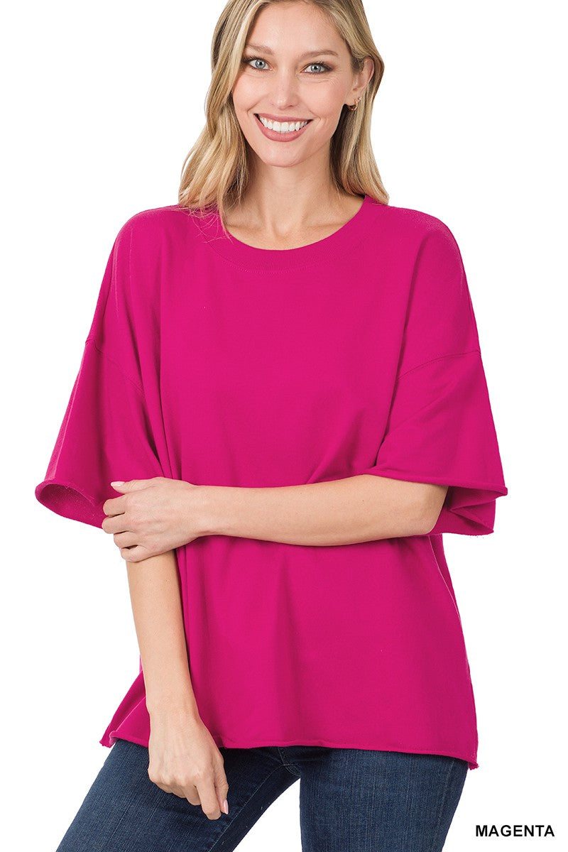 French Terry Drop Shoulder
