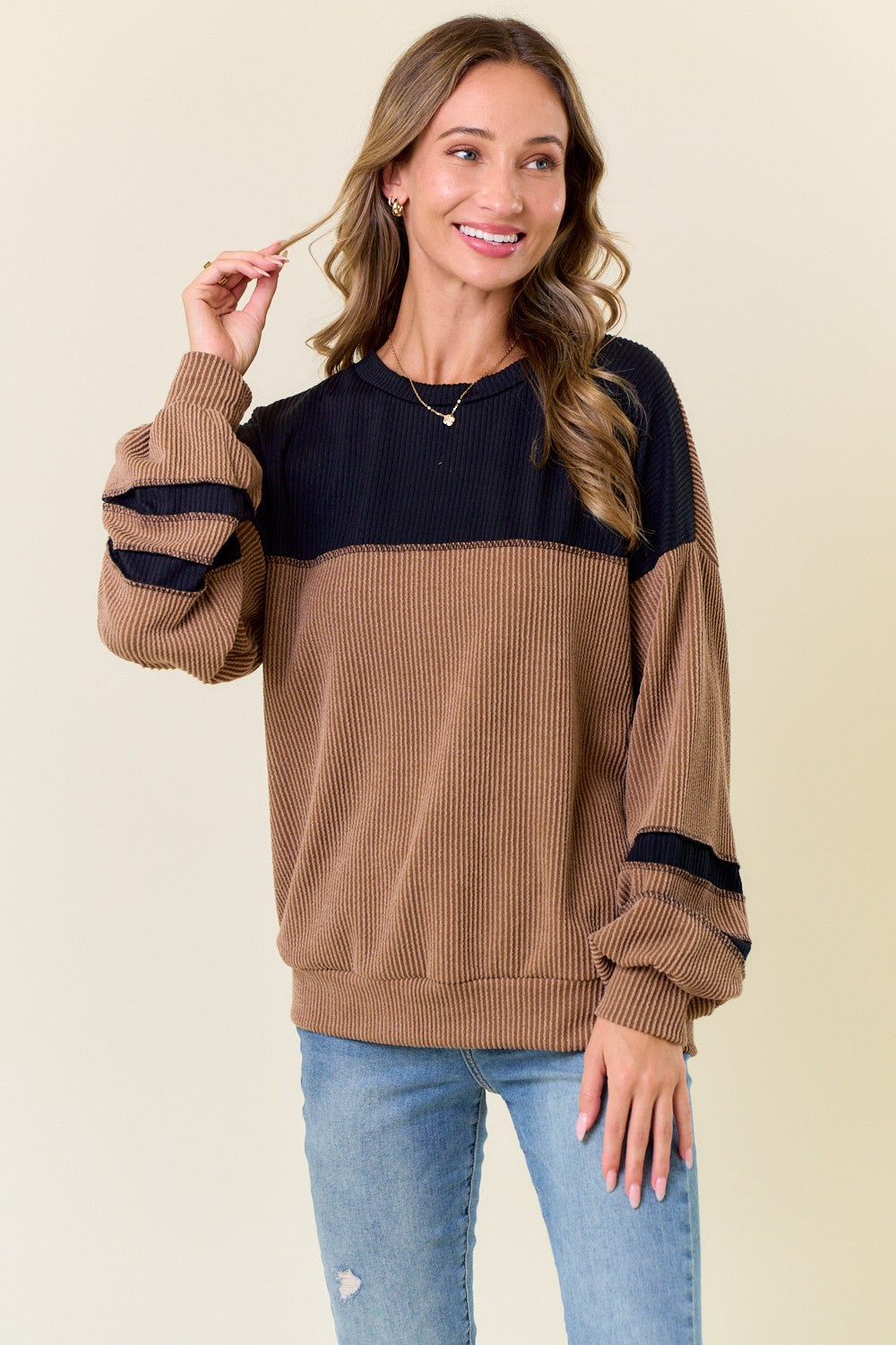 Clara Ribbed Top