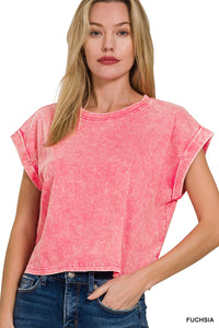 Cuffed Short Sleeve