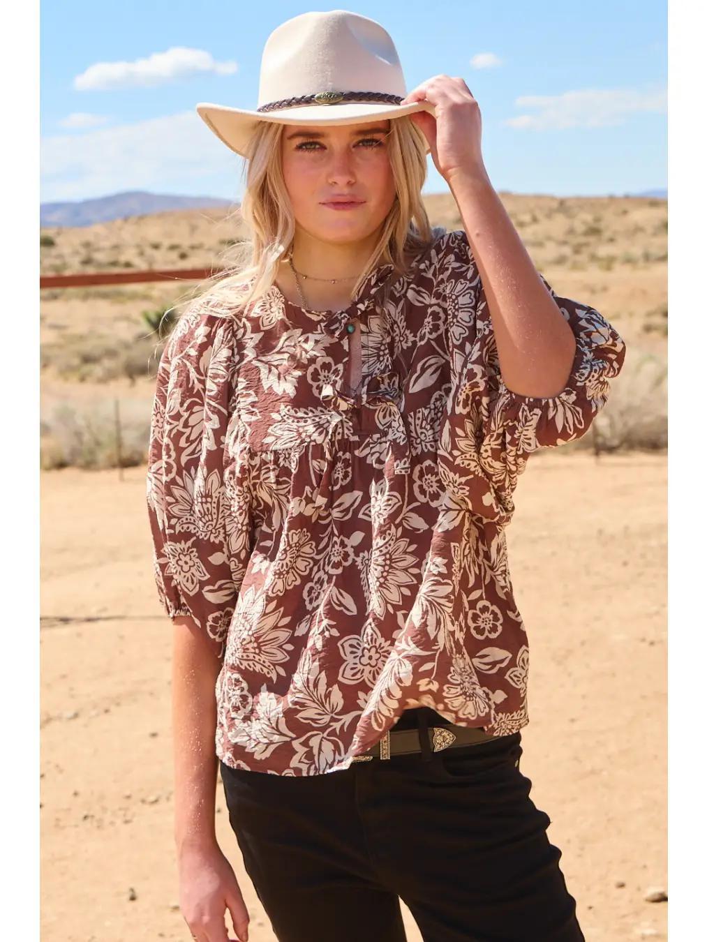 Plus Bloom & Boho Blouse