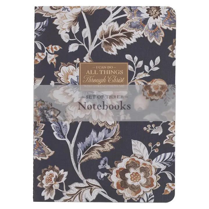 3Pc Notebook Set - Through Christ