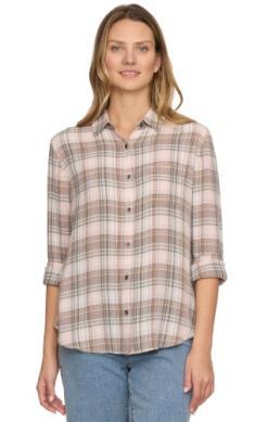 Leetonia Pucker Boyfriend Shirt