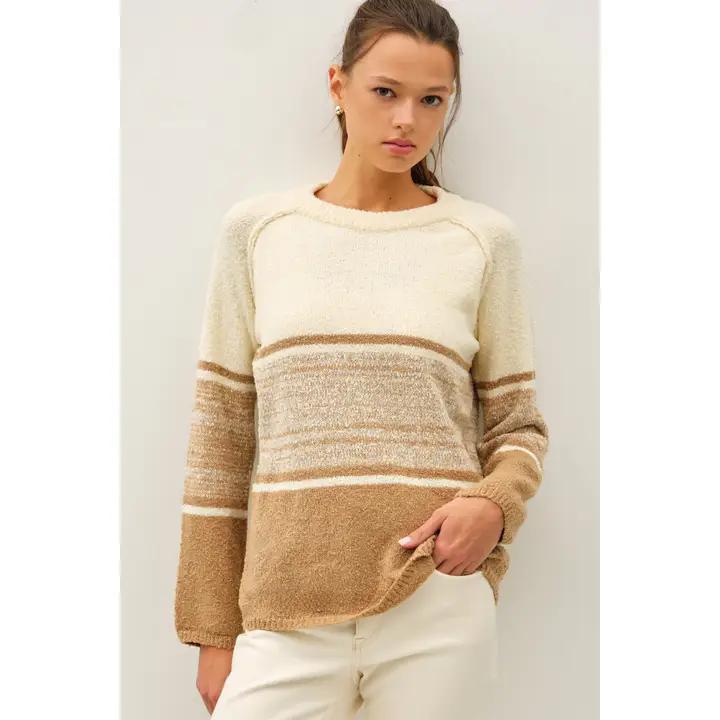 Stripe Gradient Sweater - Natural