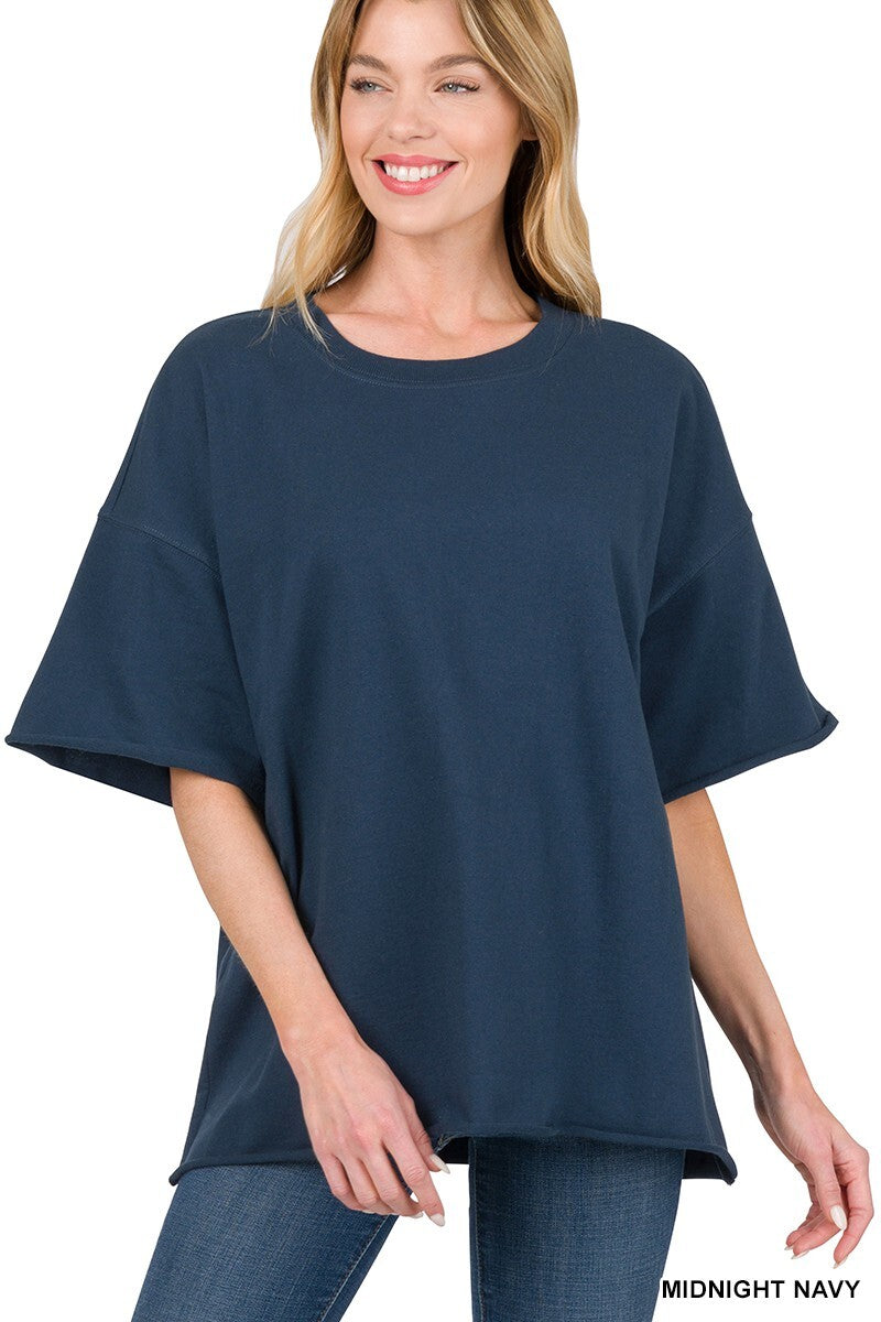 French Terry Drop Shoulder