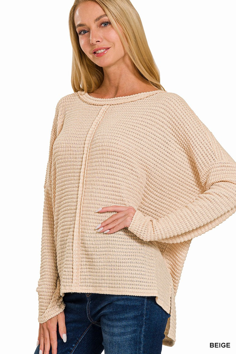 Dolman Boat Neck Sweater