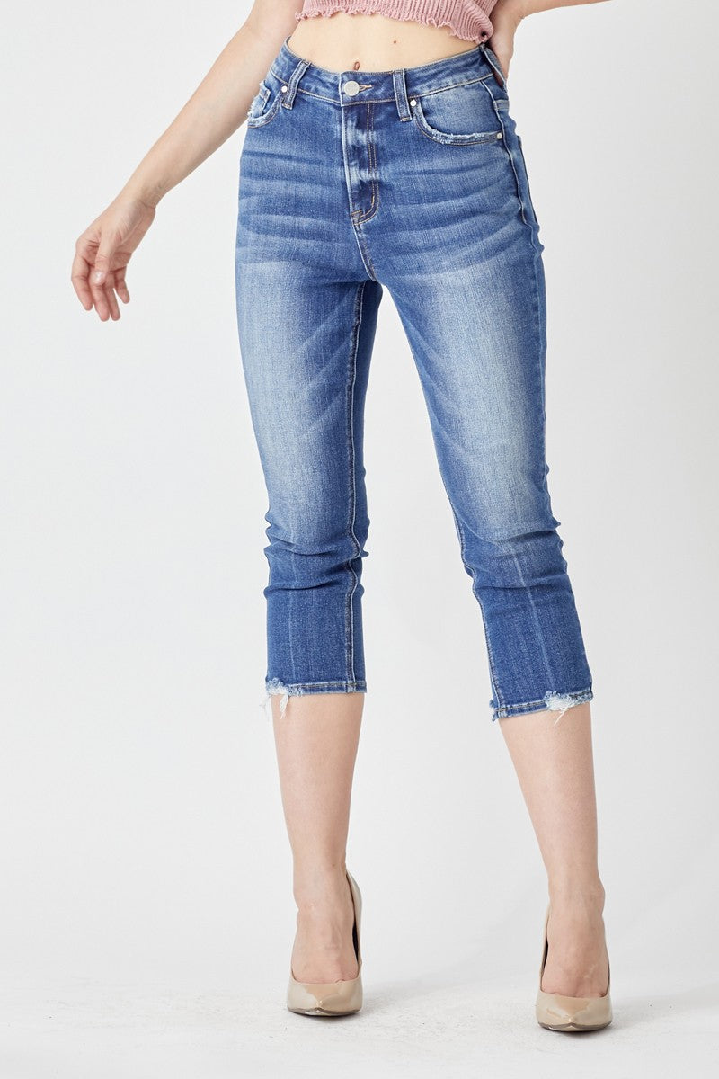 High Rise Basic Capri