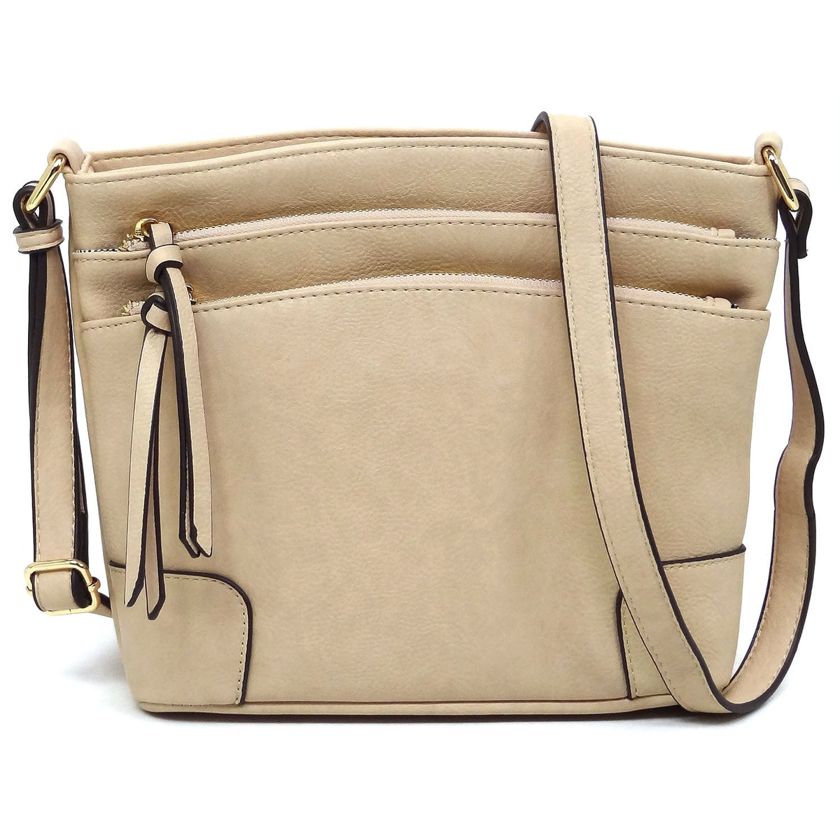 Multi Zip Pocket Crossbody