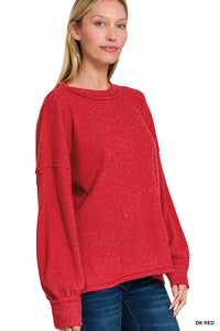 Brushed Ribbed Hacci Sweater