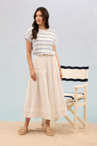 Stripe Round Neck Top