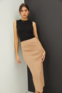 Knitted Midi Skirt