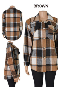 Over Size Flannel Shacket