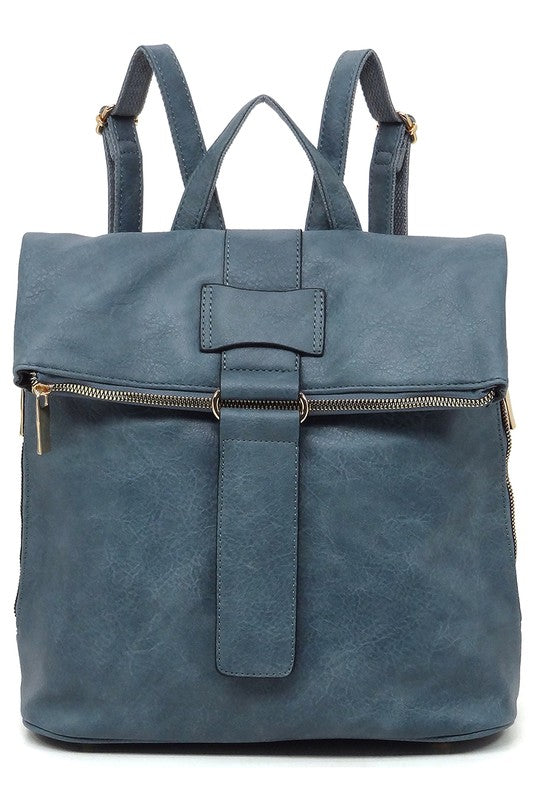 Folded Flap Backpack