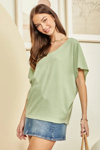 Plus Dolman Sleeve Top