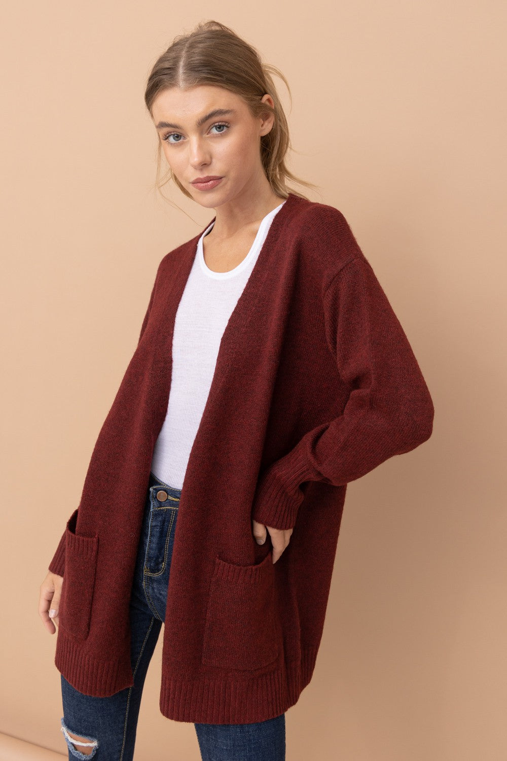 Open Front Cardigan