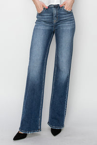 High Rise Straight Jeans