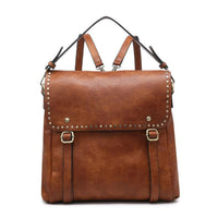 Indigo Backpack W/Studs