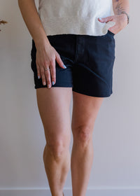 High Rise Color Jean Shorts
