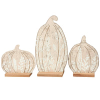 Standing Floral Pumpkins