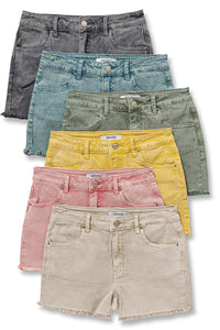 Frayed Hem Shorts
