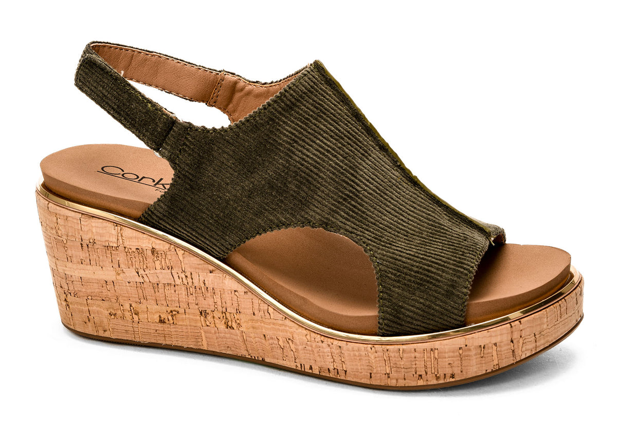 Corky's Carley Khaki Corduroy
