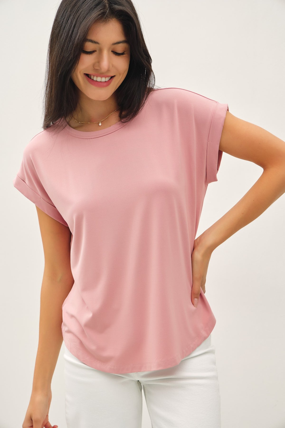 Bamboo Cap Sleeve T-Shirt