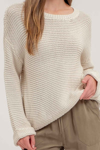 Chunky Long Cuff Pullover
