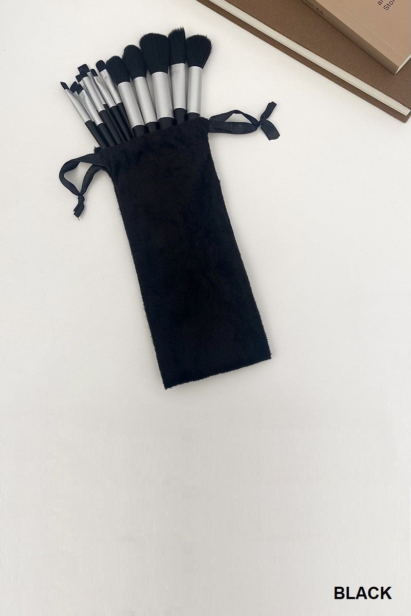 Makeup Brush Set W/Bag
