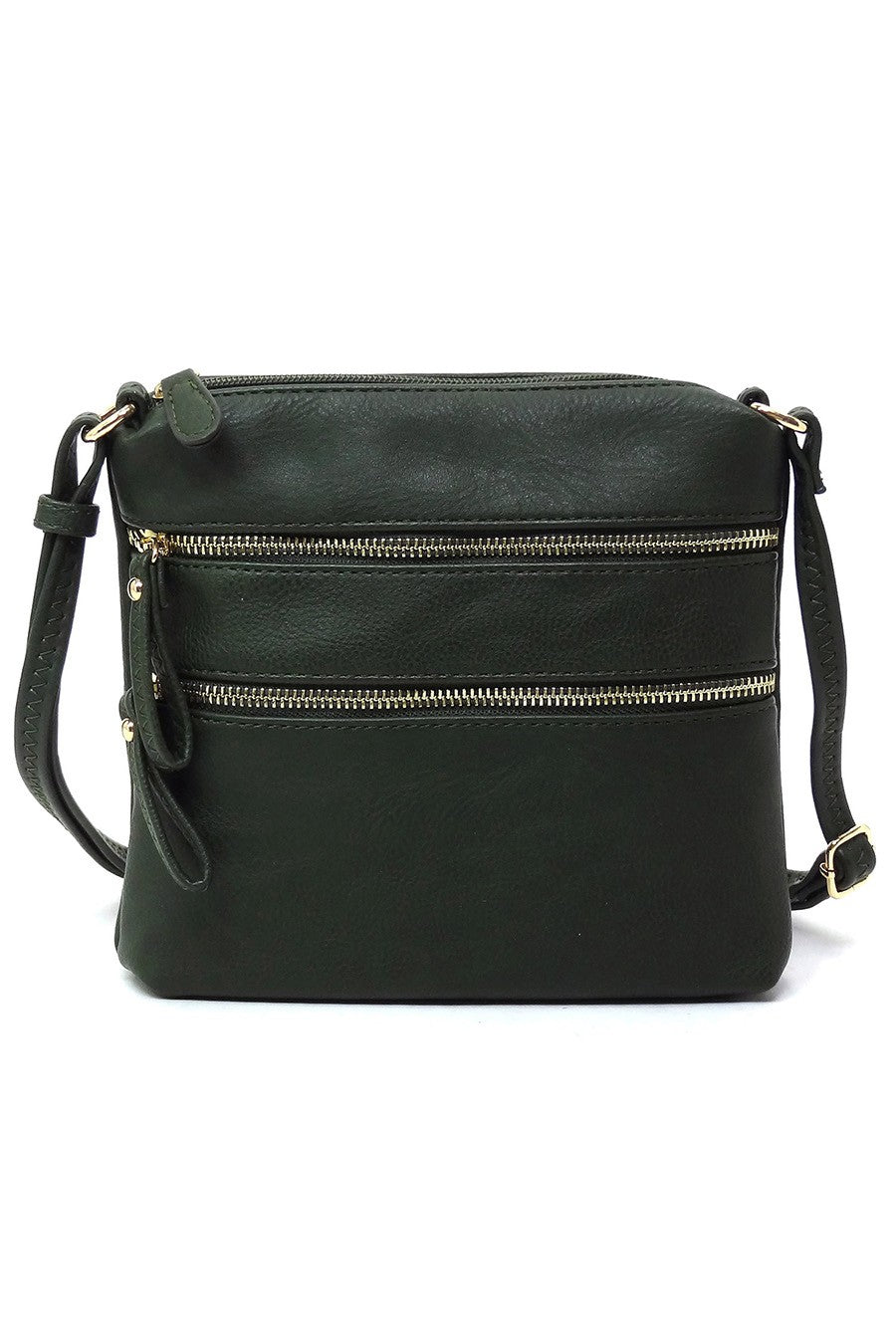 Multi Zip Pocket Crossbody
