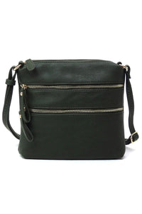 Multi Zip Pocket Crossbody