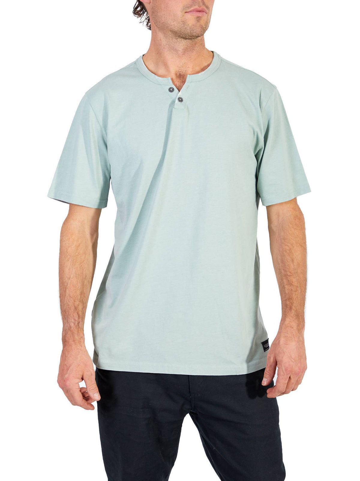 Acid Wash Henley