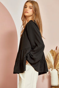 Tiered Woven Top