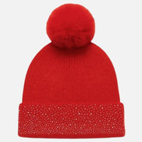 Rhinestone Cuff Beanie