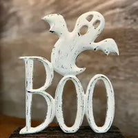 Metal Boo Sign