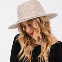 Chenille Wide Brim Hat
