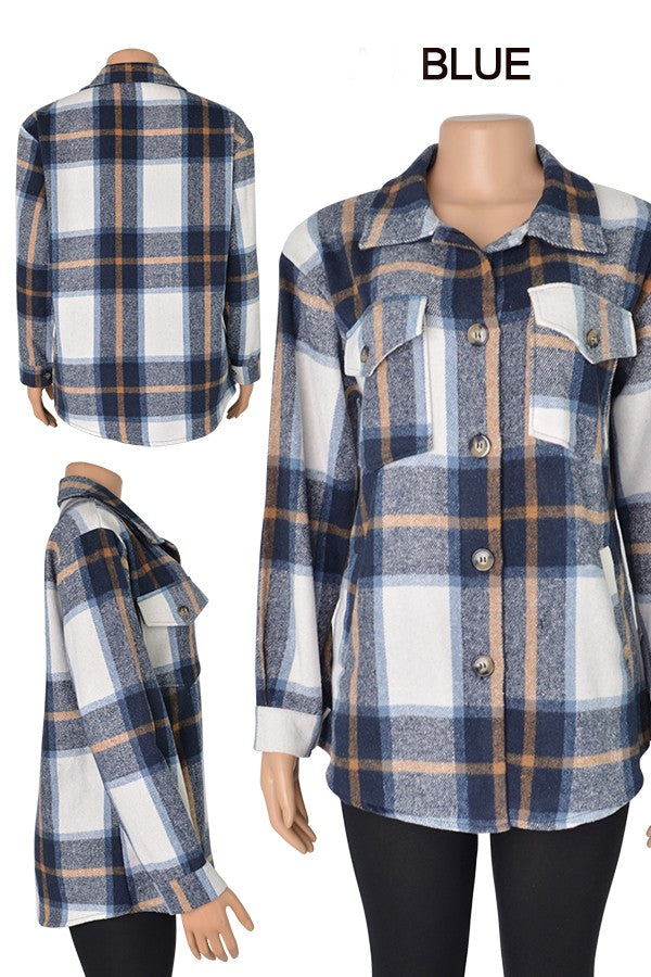 Over Size Flannel Shacket