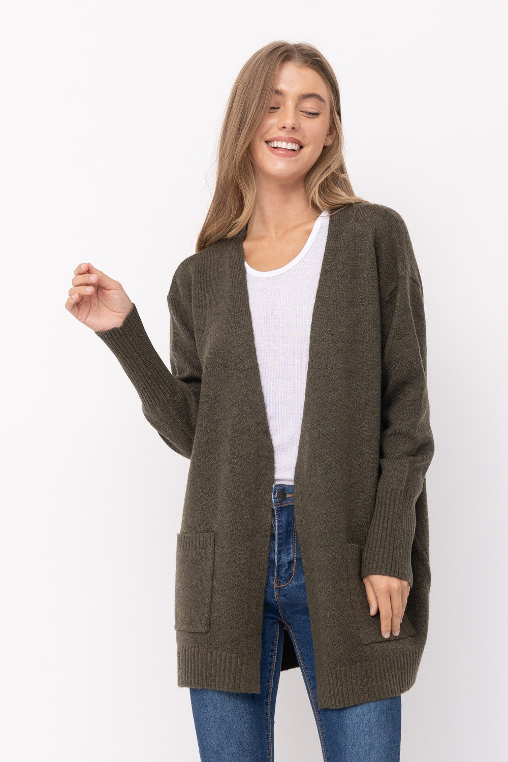 Open Front Cardigan