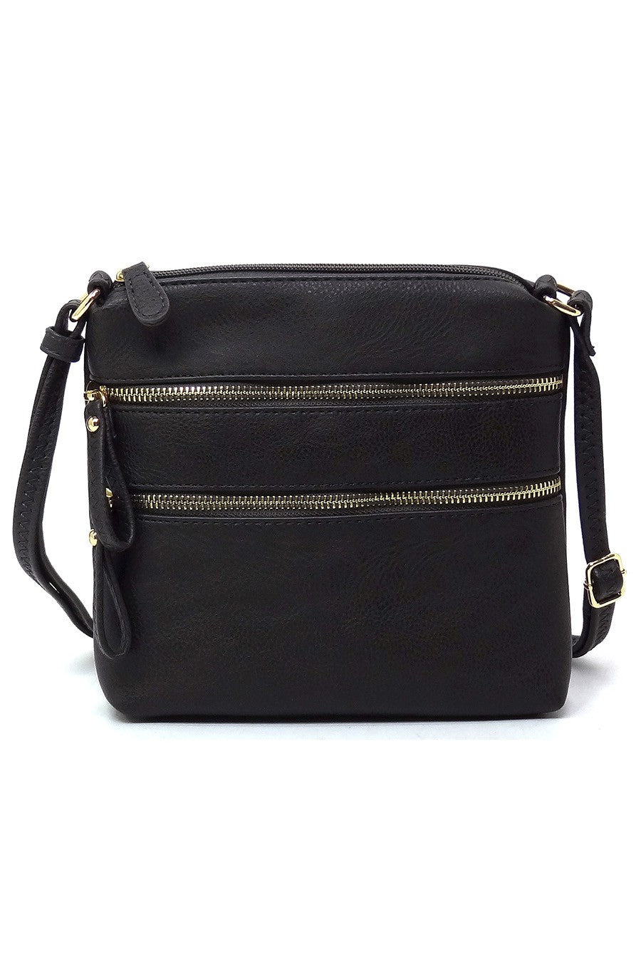 Multi Zip Pocket Crossbody