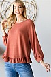 Ruffled Long Sleeve
