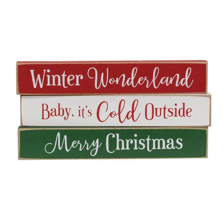 Christmas Mini Block Stack - Show