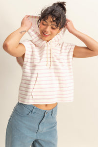 Striped Pullover Hoodie
