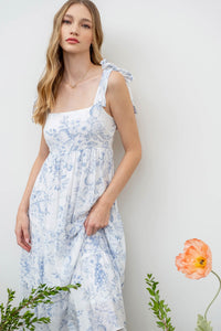 Fruit Blossom Tiered Dress