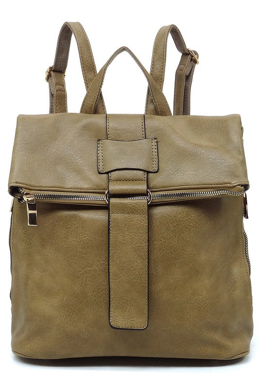 Folded Flap Backpack