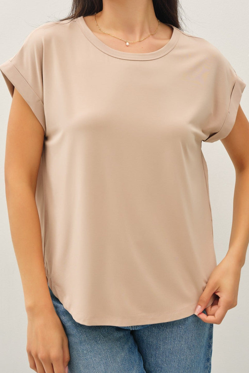 Bamboo Cap Sleeve T-Shirt