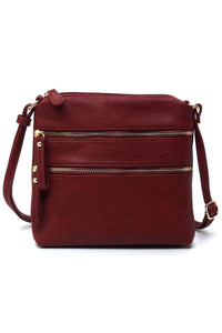 Multi Zip Pocket Crossbody